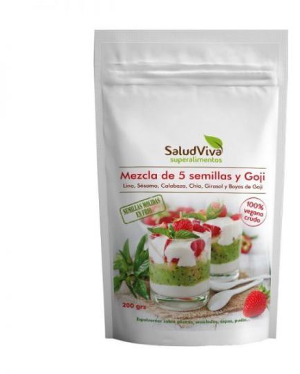Salud Viva M&eacute;lange 5 graines + Goji 200gr
