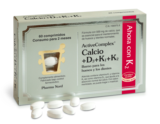 Activecomplex Calcio + D3 + K 60 Comprim&eacute;s