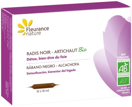 Fleurance Nature Radis noir - Artichaut bio en ampoules