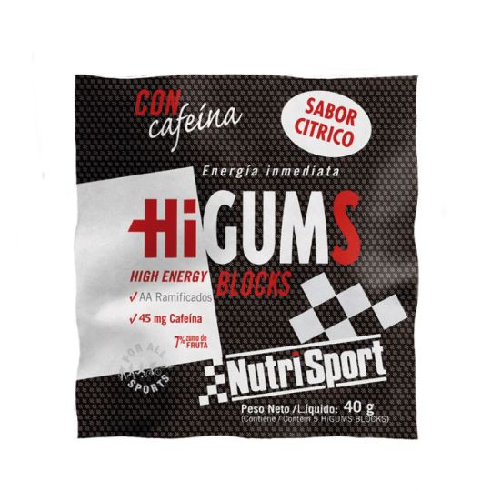 Nutrisport HiGums Blocks with Cafein 5 Gummies
