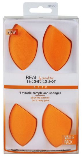 Real Techniques Eponges Miracle Teint 4 Unit&eacute;s