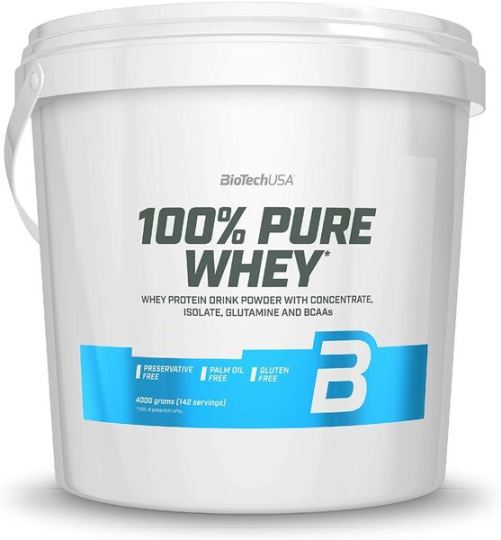 BiotechUSA 100% prot&eacute;ine de lactos&eacute;rum pure 4000 gr