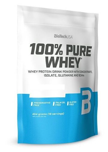 BiotechUSA 100% prot&eacute;ine de lactos&eacute;rum pure 454 gr