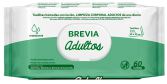 Lingettes humides nettoyantes pour le corps Adultes 60 unit&eacute;s