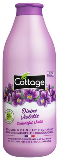 Gel douche et bain au lait de violette 750 ml