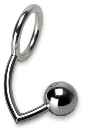Anneau de testicule avec boule anale Anneau de testicule avec boule anale