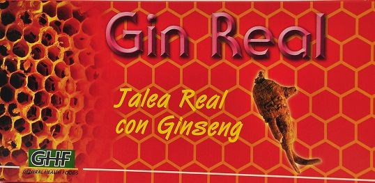 GHF Gel&eacute;e royale au ginseng 20 ampoules 10 ml